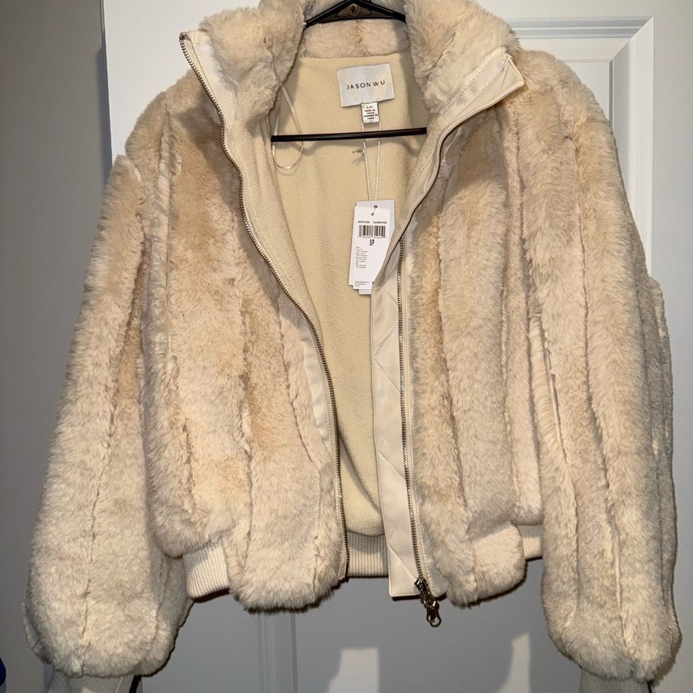 Jason Wu Tan Fur Jacket